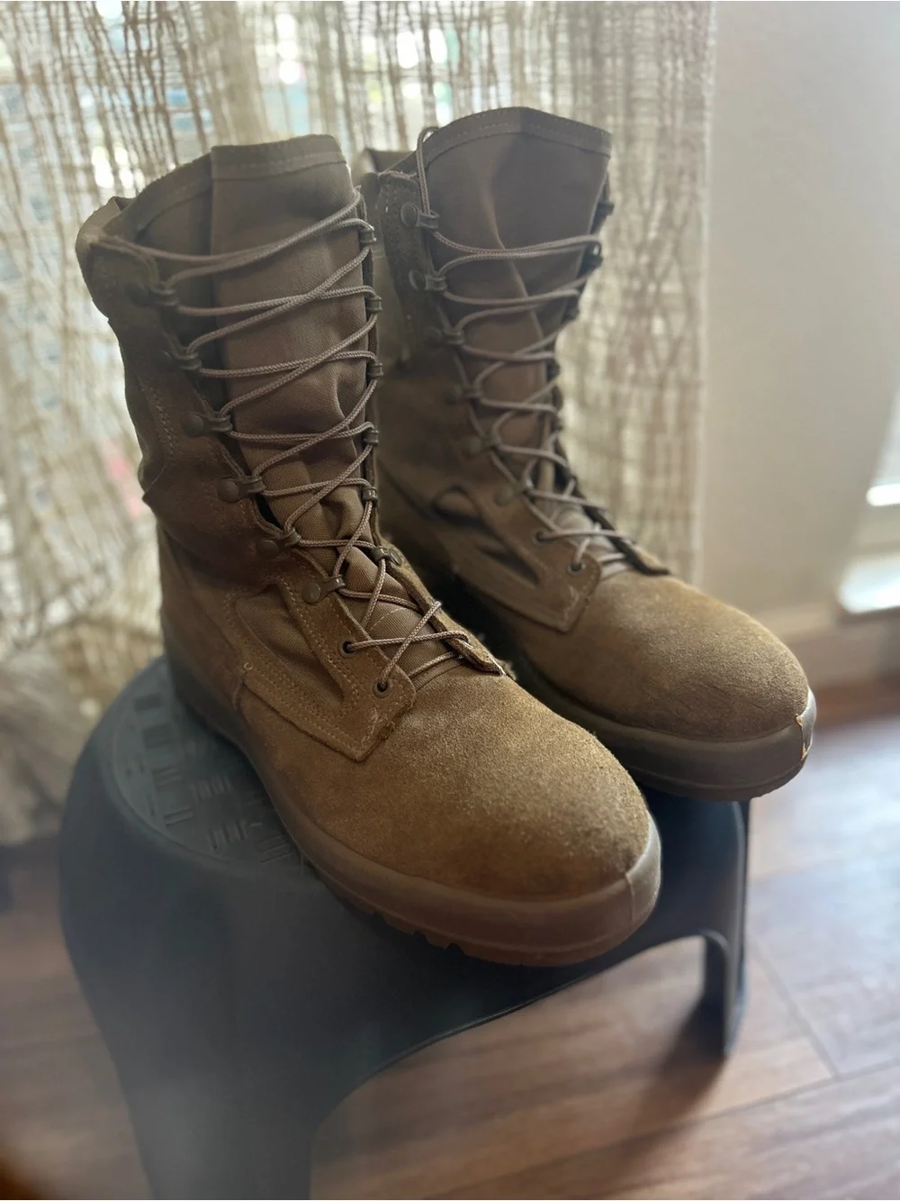 Men's Tactical Lace-Up Boots - Brown